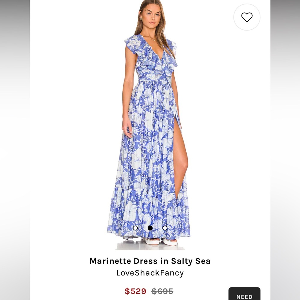 NWT! Loveshack Fancy Maxi Dress